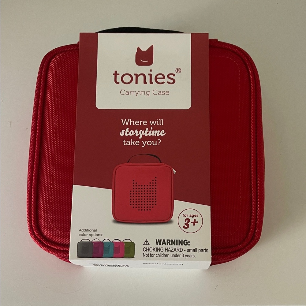 Tonies Red Carrying Case for Kids